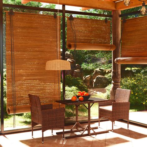 Garden Dining Set  Brown vidaXL (1/5)