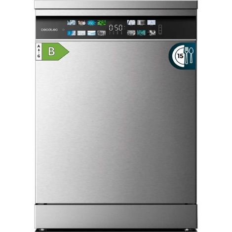 Geschirrspüler, 60 cm, 14 Maßgedecke, 8 Programme und 44 db mit Comfort Wash Modus in Dark Farbe.