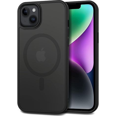 Handyhülle iPhone13 14 Kameraschutz MagSafe iPhone 13 14 A-Schwarz (1/5)