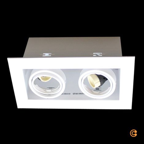 [NEUWERTIG] B-Ware Arcchio Taneja Einbauleuchte zweiflammig weiß Deckenlampe Deckenleuchte Lampe (1/2)