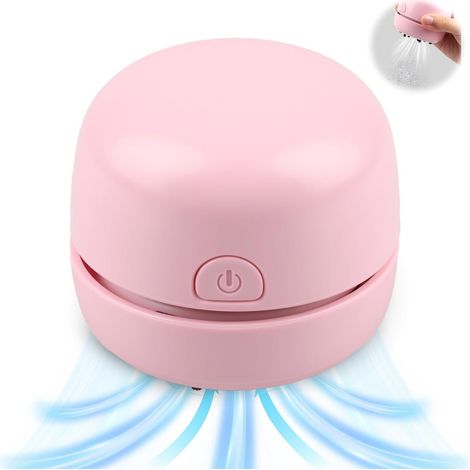 Mini aspirapolvere da tavolo ricaricabile tramite USB per tastiere e piani di lavoro (1/5)