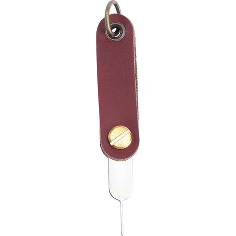 outil d'éjection de carte SIM pour téléphone portable (outil universel)-7.10X1.20X0.20CM-Brown (1/4)