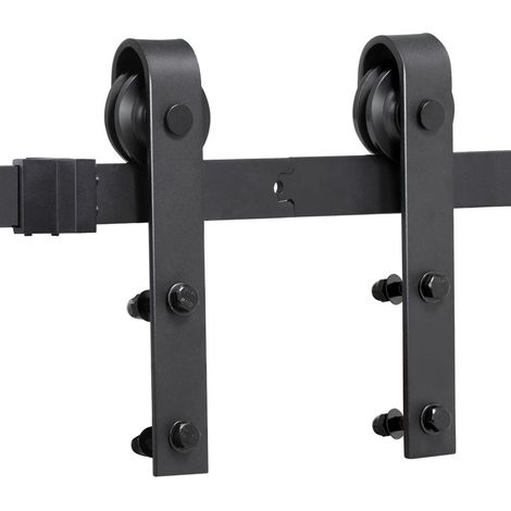 [JAMAIS UTILISÉ] Yaheetech 8ft/244 cm Kit de Rail de Porte Coulissante Système de Porte suspendue pour garage cuisine chambre (1/5)