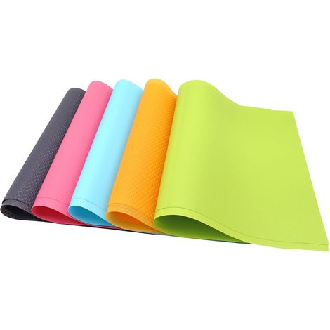 10 Pieces Fridge Mat, for Drawer Mat Non Slip Mat, Cabinet Mat Shoes Mat Table Mat (29 x 45cm) (1/5)