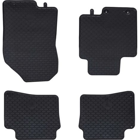 Car Mat 4 pcs Black suitable for Hyundai i20 2020- Rubber vidaXL