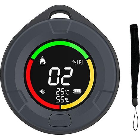 Détecteur de gaz combustible, alarme de gaz combustible, moniteur de qualité de l'air (comme illustré) (1/5)