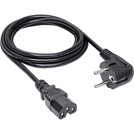 Câble de raccordement Akyga alimentation [1x Prise mâle + contact de protection - 1x Secteur femelle