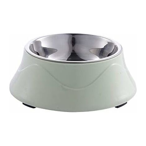 Gamelle Chien et Chat Gamelle Ensemble de Gamelles pour Chat pour Un Nettoyage Facile (Gris)-Ensoleillé