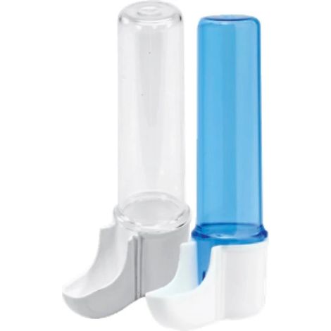 2GR  Abbeveratoio Secondino  Abbeveratoio per uccelli  Ciotola per acqua per pappagalli e altri uccelli 30 ml  Bianco (1/2)