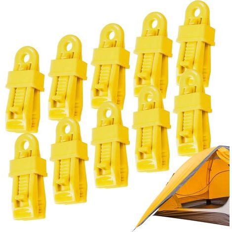 CCYKXA Tarpaulin clips  Heavy-duty with anti-slip toothed hooks  Fastening clips for outdoor shade fabric, camping, picnics, trucks, boats, blankets, greenhouses, shelters