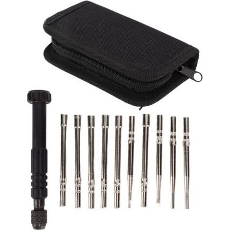 Kit d'outils de réglage de carburateur, pour petit moteur commun à 2 cycles, tournevis de réglage de carburateur, Kit de tête avec poignée 10 pièces (1/5)