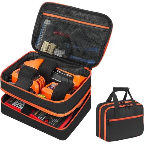 Mallette de transport pour testeur de circuit Klein Tools ET310, détecteur de disjoncteur CA Rt250, testeur de prise GFCI, kit de test électrique, sac à outils pour multimètre numériq