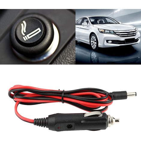 Chargeur Voiture 12V/24V Universel Allume-Cigare Adaptateur Fiche Prise Cordon Alimentation (1/5)