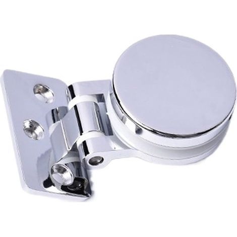 2pcs glass door hinges, suitable for 5-8mm thick glass, mirror finish surface treatment (1/3)
