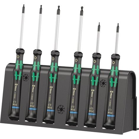 Wera 2052/6 Elettronica e meccanica di precisione Kit cacciaviti 6 parti Brugola interna (1/5)
