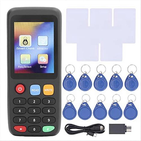 Lecteur de cartes NFC X7, copieur de cartes à puce RFID avec écran couleur IC (lot de 3) (1/5)