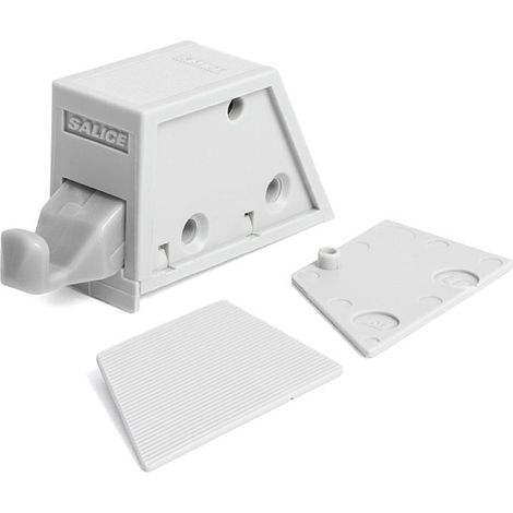 pulsador push con tope gris dp3sng p/ptas. de alzamiento, cajones y ...