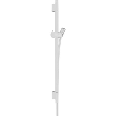 Hansgrohe Unica Brausestange S Puro 65 cm mit Brauseschlauch, Mattweiß (28632700)