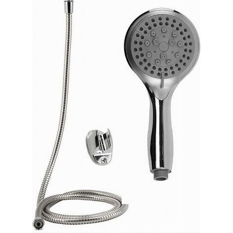 Trade Shop - MULTI-JET-DUSCHSET DUSCHKOPF BADEZIMMER LACE 1,8 MT HALTERUNG 69326 - (1/2)