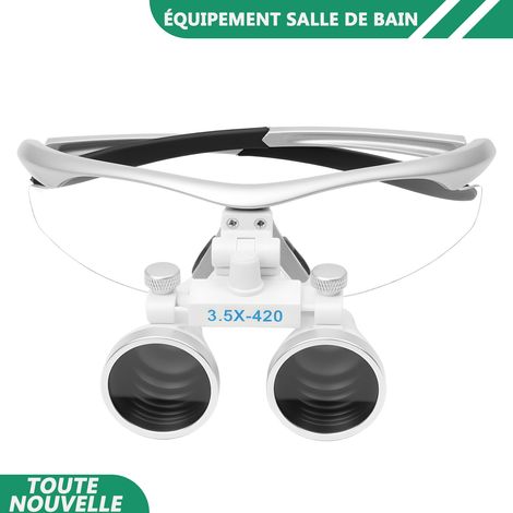 WAOBDLA 3.5X LED bande de tête loupe tête montée lunettes de loupe avec lumière (1/5)