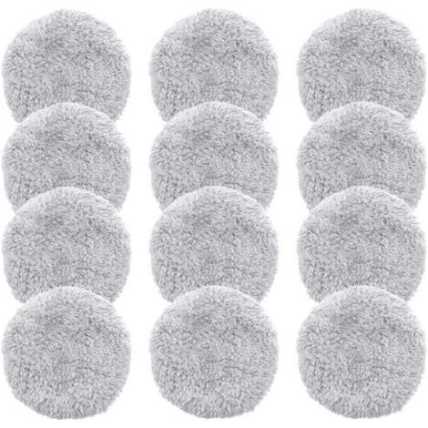 Chiffon de nettoyage de vitres multi-usages, forte absorption d'eau, 188, 168, 198, 388, compatible avec PhoReal, accessoires pour robot nettoyeur de vitres (12 pièces),
