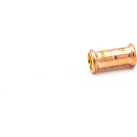 PrimaPress 15mm Copper Pressfit Gas Coupler for Water & Gas (1/2)