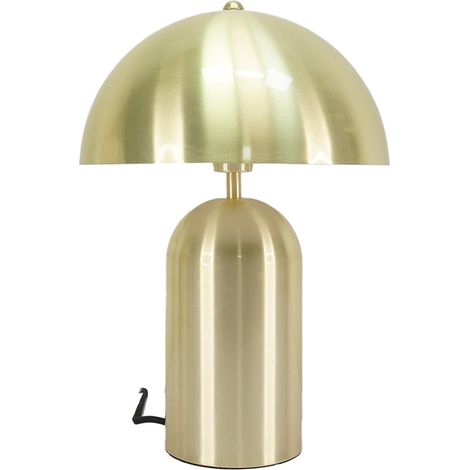 Lampe dôme Atomic métal Hauteur 34cm