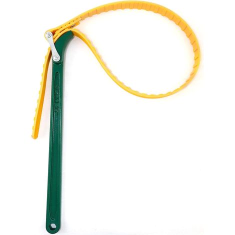Clé à sangle 375 mm, clé à sangle pour filtre à huile, 980 mm, Ø maxi 260 mm (1/5)