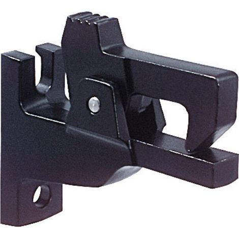 DENI Torfeststeller 3804,mit Fanghaken L101mm Aluminiumguss naturfarbig (1/3)