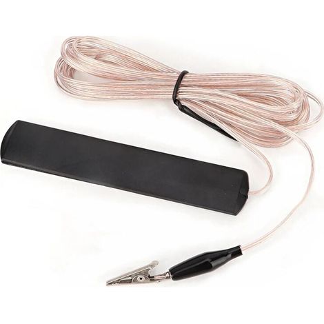 Amplificatore radio FM, antenna dipolo domestica, cavo da 3,2 m, alimentazione AV (1/4)