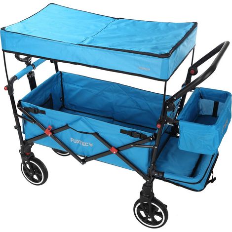 FUXTEC folding/foldable wagon FX-CT850 Turquois/ Blue