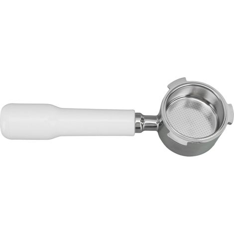 Filtre sans fond Portafilter mono couche avec manche, compatible DEDICA ARTE EC0680 EC0685, plastique blanc (1/5)