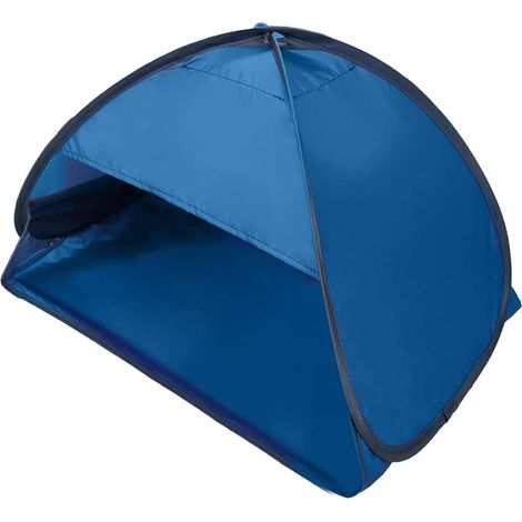 Sun Shade Tent - Automatic Pop-Up Canopy with Phone Holder - For Beach Picnic Camping Boat Use - Blue - 80x50x55 cm (1/5)