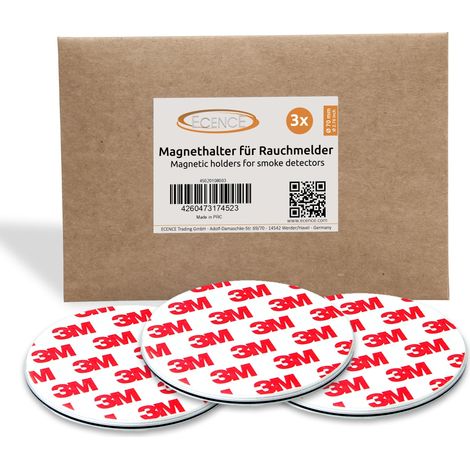 3x Magnethalterung 70mm für Rauchmelder Feuermelder Magnet-Befestigung (1/4)