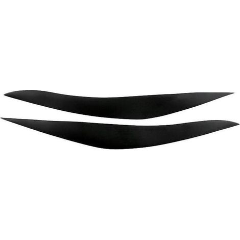 Pour BMW Série 5 F10 F11 F18 2010-2017 - Cache-phares noir mat - Autocollant de remplacement (1/5)