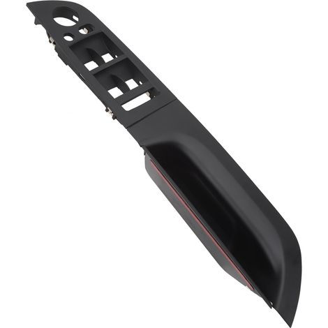 Garniture de poignée de porte intérieure de 37,5 cm, élégante, robuste et fiable, cache d'accoudoir de porte côté conducteur pour BMW Série 3 E90 Berline (avant restylage), blanc (1/5)
