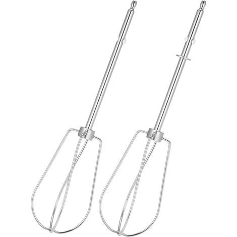2 fouets pour batteur électrique, remplacement universel pour batteur, 18,5 x 4,7 cm (1/5)