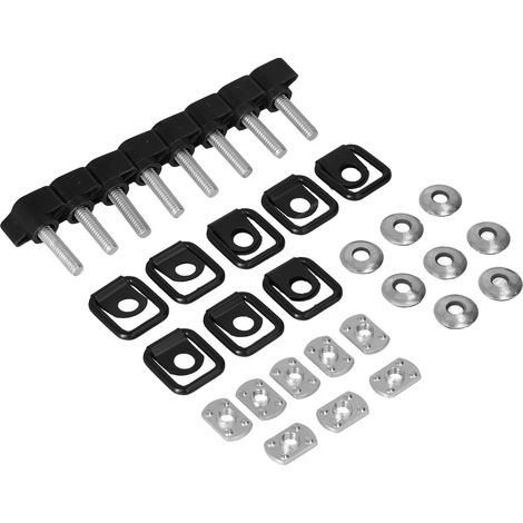 Kit de 4 Vis à Écrou Papillon avec Rondelles pour Fixation Rapide de Hard Top - Remplacement pour Wrangler JK 2007-2018 (1/5)