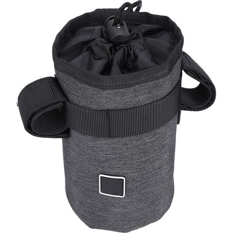 Porte-bouteille de vélo portable avec sac isotherme (gris foncé) (1/5)