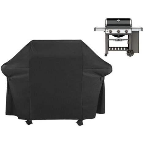 BARKBUSTERS Housse Barbecue , Barbecue Bâche de Protection , 152x76x122cm 420D Oxford Bâche de Protection BBQ Couverture de Gril Anti-UV/Anti-l'eau/Anti-l'humidité Imperméable Extérieur Barbuae Grill  (1/4)