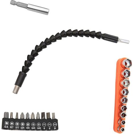 32 Pièces Renvoi D'angle Visseuse Kit