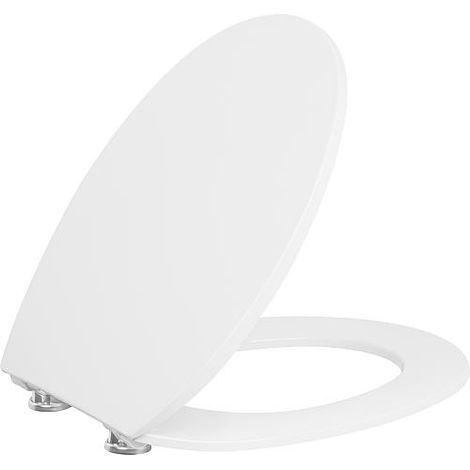 Abattant WC Tacutu blanc, softclose, en Duroplast charnieres en inox (1/4)