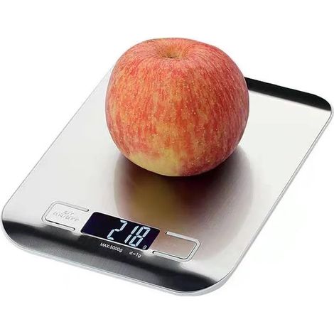 Balance de cuisine en acier inoxydable pour la cuisine, le barbecue et la pâtisserie à la maison. Idéale pour la cuisine, les barbecues et les pâtisseries.