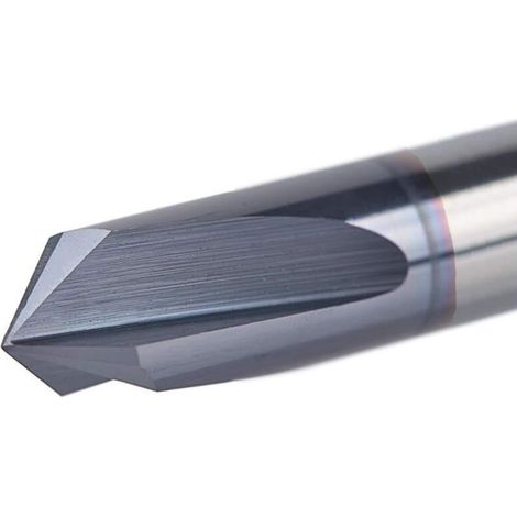 Taar Cutter 3 Flutes 6mm 90 Degree Tar Shape Milling Cutter Coated V-Burner Solid ...