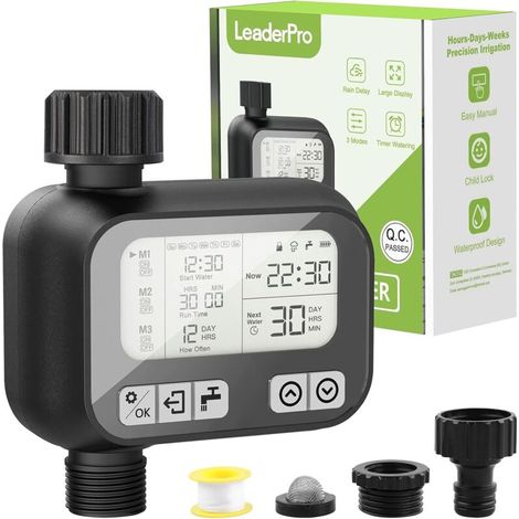 Automatischer Bewässerungstimer für den Garten, 3-flammig (1/5)