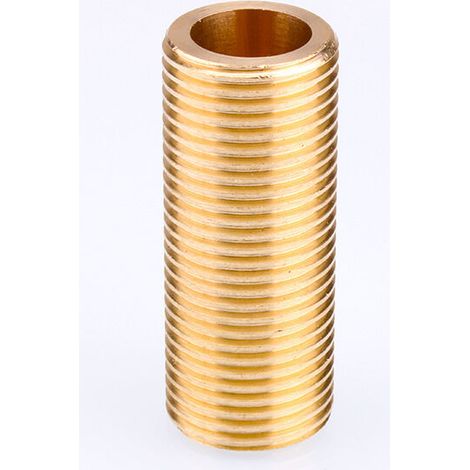 Tube fileté passe paroi en laiton - Ø 3/4'' x Long : 100mm(1 pcs) (1/2)
