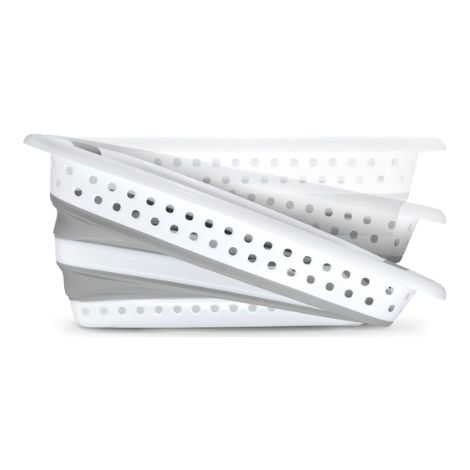 VENTEO Panier à linge et panier rangement XXL Bassine pliable pour linge sale et propre Compatible etendoir linge interieur et sechoir a linge (1/5)