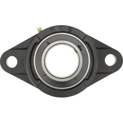 HTB UCFL 205 Cuscinetto flangiato Ghisa Ø foro 25 mm Distanza tra i fori 99 mm