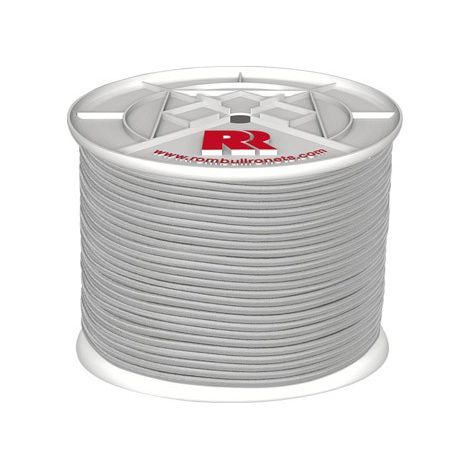 Cuerda elastica ROMBULL poliester 6 mm. blanca 200 m.