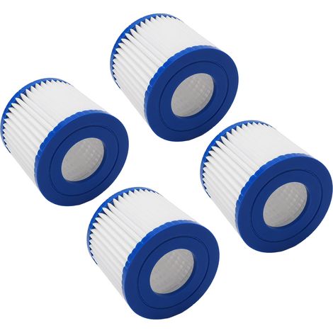 4-teiliges Schwimmbadfilterset, starke Adsorption, effiziente Filtration, leicht zu reinigen, Spa-Filterkartusche (1/5)